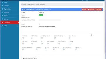 Voicent Live - How to Start an Auto Dialer Campaign