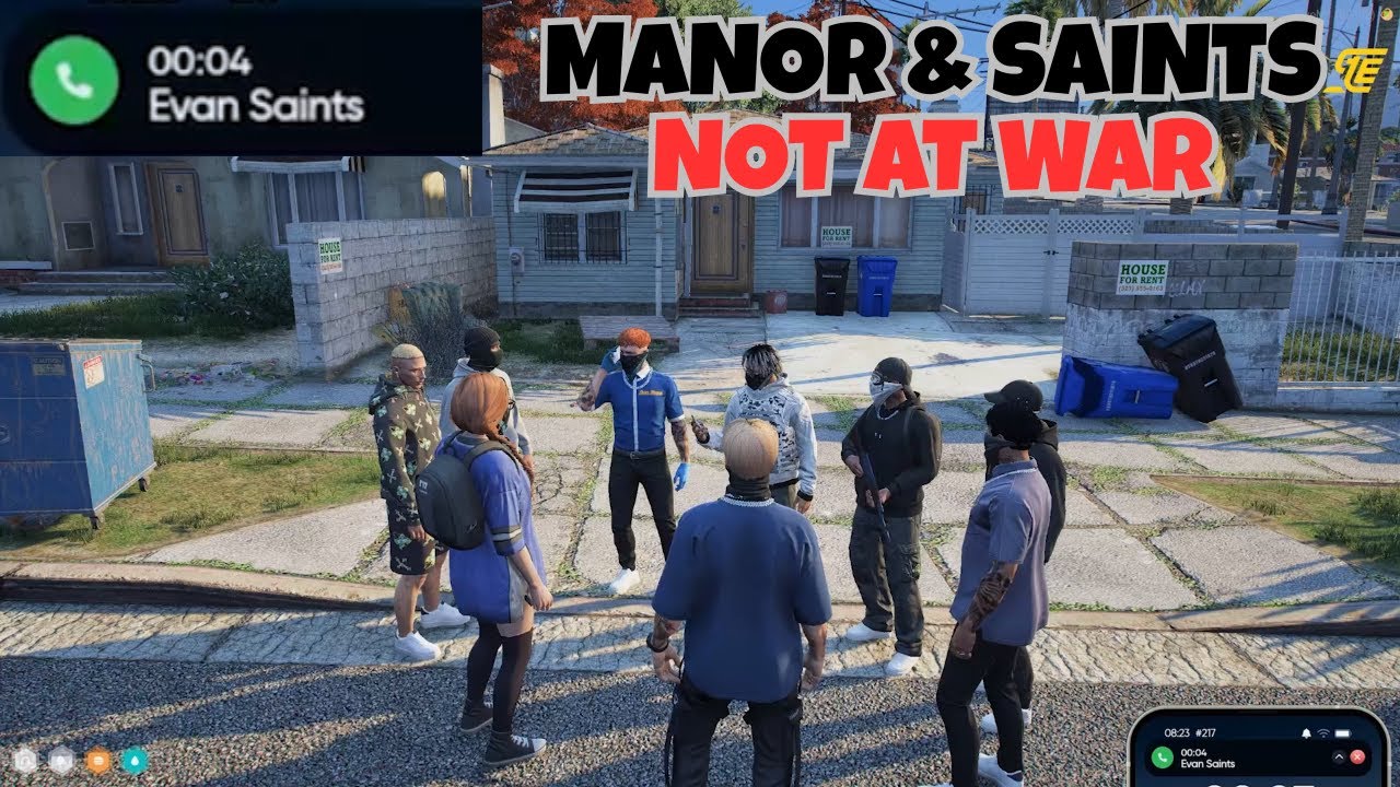 Manor & Saints War Gets Avoided After Ste & Evan's Phone Call | NOPIXEL 4.0 GTA RP