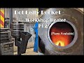 Pot belly rocket stove  workshop heater pt2