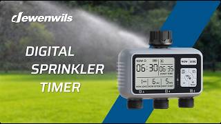 How to Optimize Your Garden Watering with DEWENWILS 3-Zone Timer? HDWT03B
