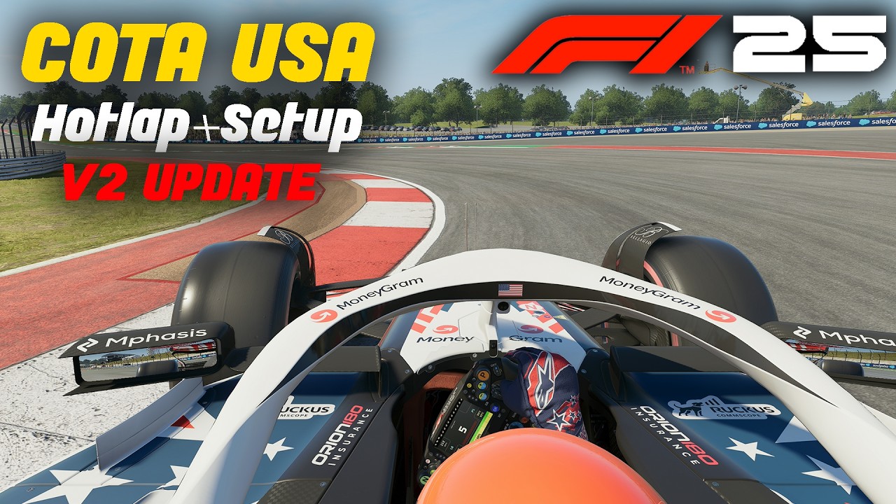 F1 25 COTA Setup + Track Guide *Updated*