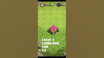 ALL LEVEL DARK SPELL FACTORY - CLASH OF CLANS #shorts