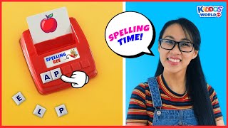 learn how to spell words teaching spelling to kids spelling toy game