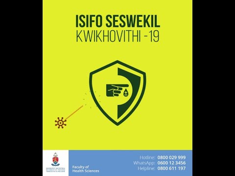 Isifo Seswekile Kwikhovithi-19 (Xhosa)