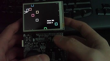 Arduino TouchShield Slide Asteroids