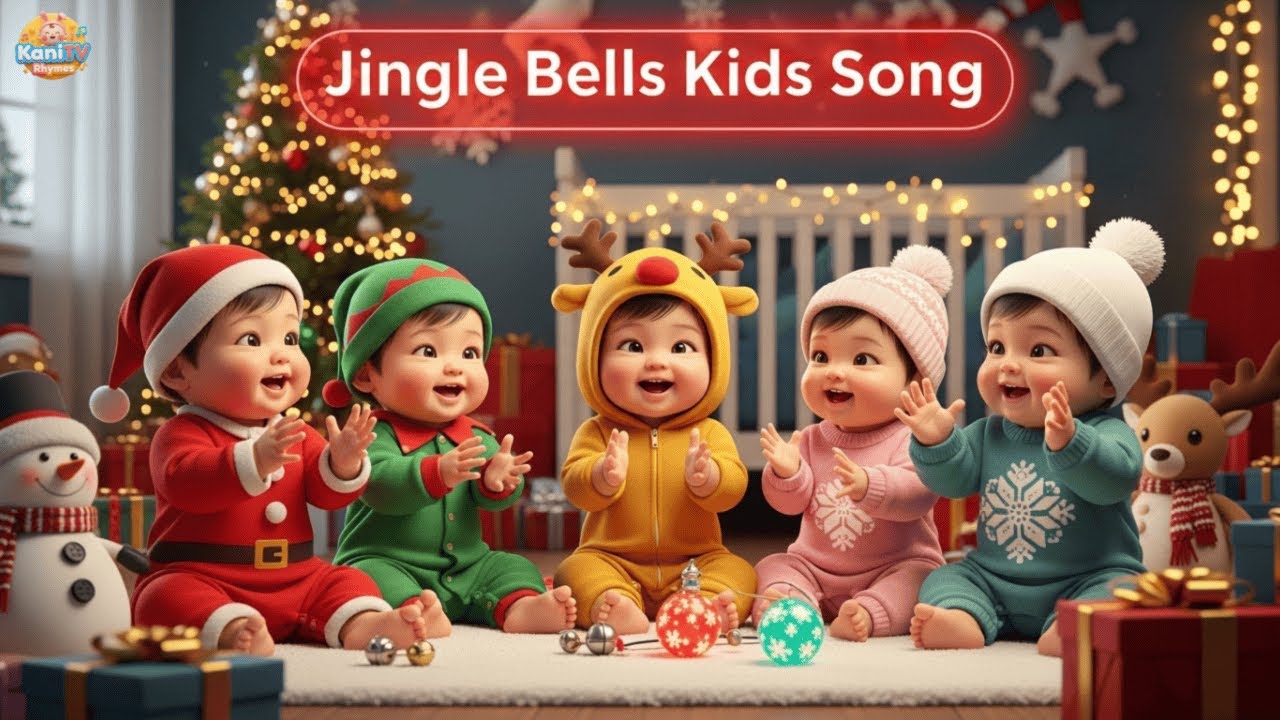 Jingle Bells Dance Party 🎄| Fun Kids Dance Song | Baby Music & Nursery ...