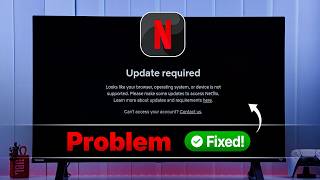 How to Fix Netflix Update Required Problem On Smart TV!