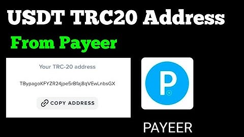 How to copy usdt trc20 deposit address from payeer wallet / payeer USDT Trc20 address