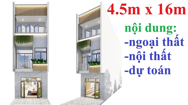 Thiết kế nhà phố kèm dự toán giá bao nhiêu