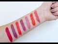 Golden Rose I TOP 7 Velvet Matte LIpstick Swatches