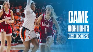 Nebraska at Illinois | Highlights | Big Ten Women's Basketball | Mar. 3, 2024