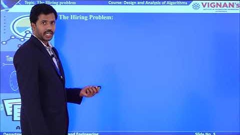 DAA UNIT-3 : Probabilistic Analysis - The Hiring Problem and Random Indicator Variables