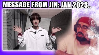 I think I'm ready.. [n월의 석진] Message from Jin : Jan 2023 💌 | Shiki Reaction