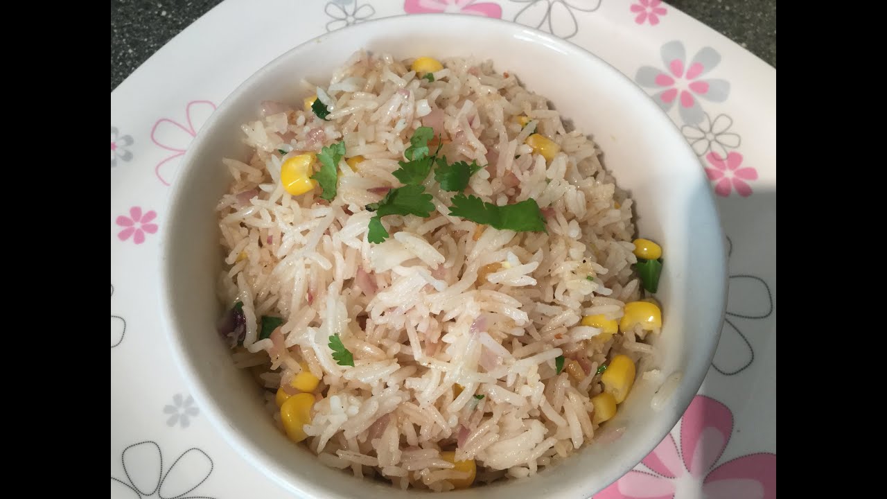 Sweet corn fried rice YouTube