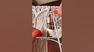 Suscribite  al canal para aprender macramé #macrametutorial #macrame