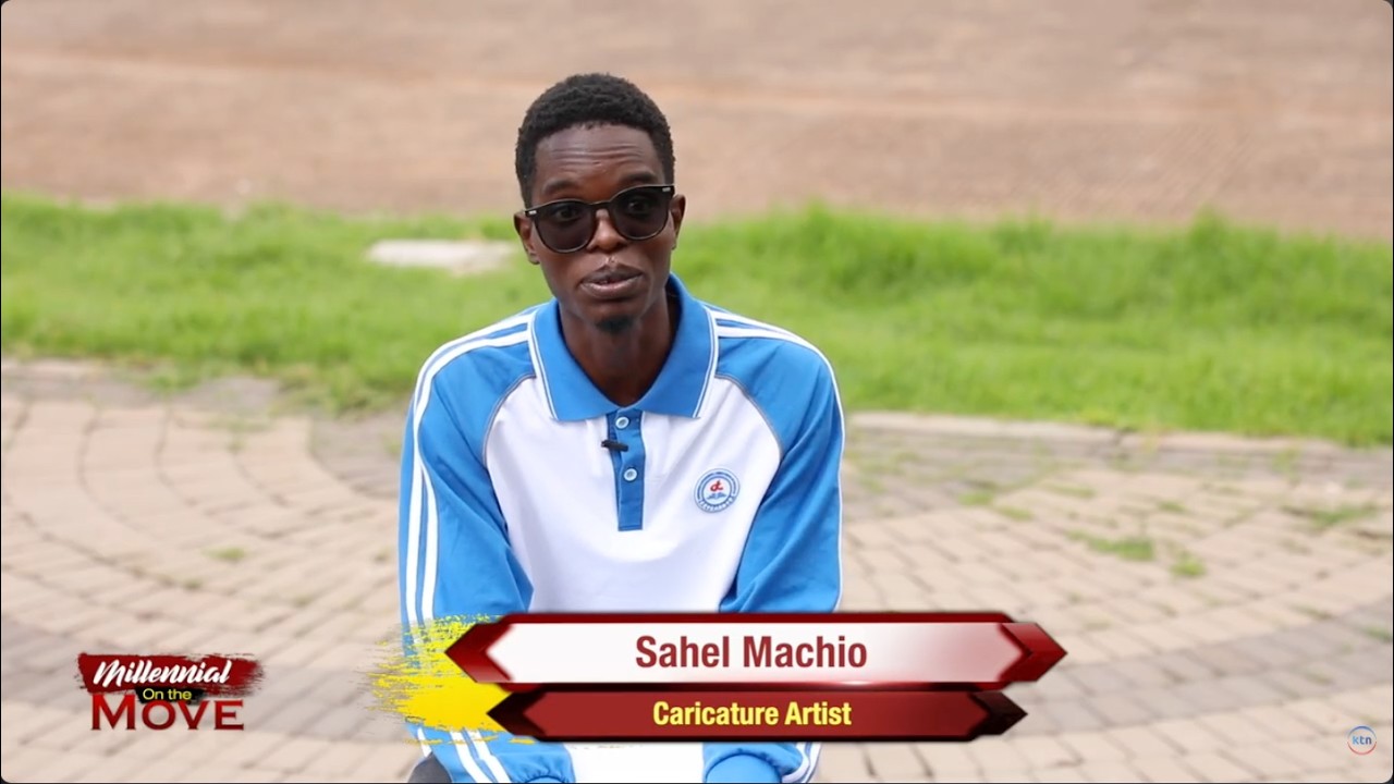 Meet Sahel Machio — the millennial taking caricature to new heights || Millennial On The Move