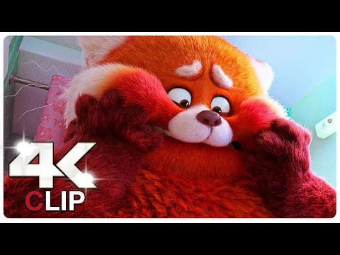 Mei Becomes Giant Red Panda Scene | TURNING RED (NEW 2022) Movie CLIP 4K