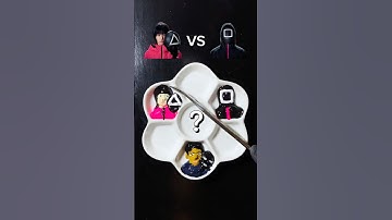 Squid Game 3 color mixing （Part 3） #squidgame  #squidgame2 #squidgame3 #colormixing