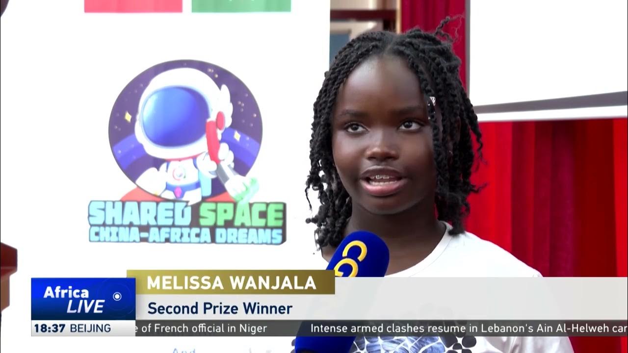 Kenyan student wins second prize in painting competition for African youth