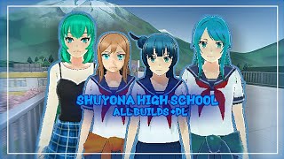 Playing All Shuyona High School Builds!! - Fangame Yandere Simulator For Android +Dl