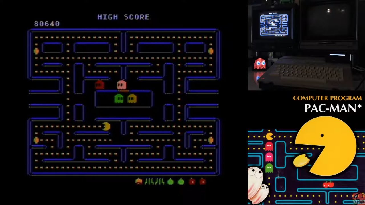 Pac-Man [ATARI 8-BIT] 103,910 - YouTube