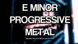 E Minor Progressive Metal / Rock Guitar Backing Track chords