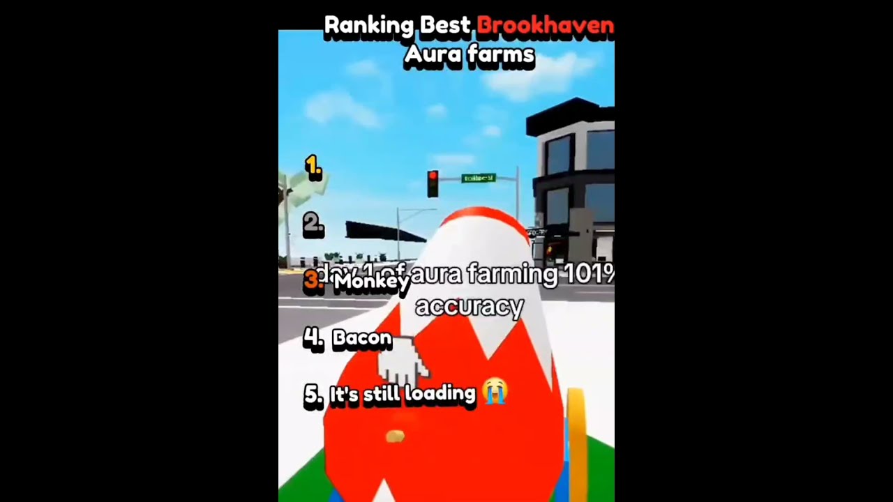 Ranking Brookhaven Aura Farming Roblox Aurafarming Trickshots Viralshorts