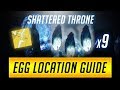 Destiny 2: Forsaken | All 9 Corrupted Egg Locations in the Shattered Throne - Full Guide!!