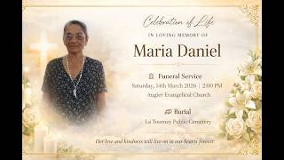 FUNERAL SERVICE  OF  MARIA DANIEL