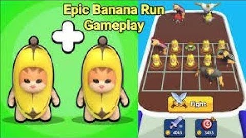 Epic Banana Run Merge Master-All Level Gameplay Android, iOs Walkthrough Mobile Game
