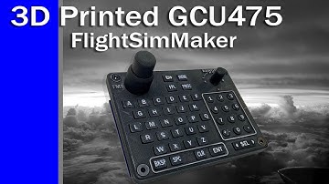 3D Printed Flight Simulator Garmin GCU475
