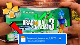 [DOWNLOAD] DRAGON BALL XENOVERSE 3 DBZ TTT PPSSPP ISO MOD FOR ANDROID WITH PERMANENT MENU | DBZ MOD screenshot 1