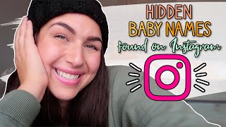 New Baby Names Found On Instagram For 2021  Trending  Unique Baby Names List For Girls U0026 Boys