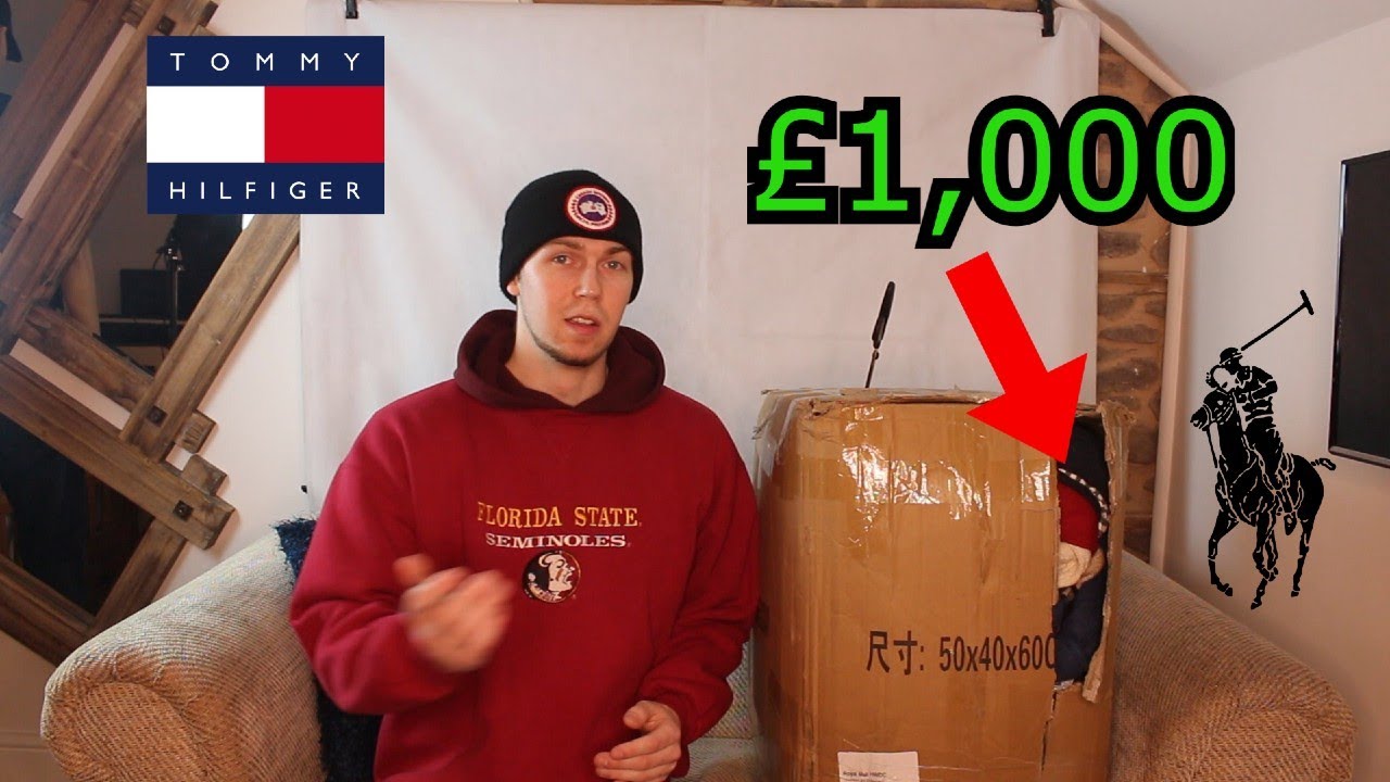 £250 Tommy Hilfiger/Ralph Lauren Vintage Wholesale Unboxing - Depop Seller