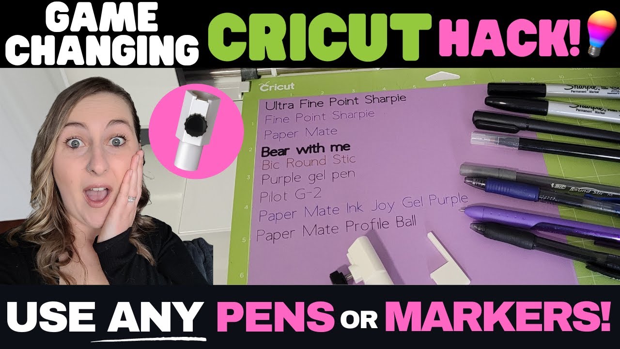 Learn how to use the pen feature and writing fonts Draw with Cricut for  beginners 