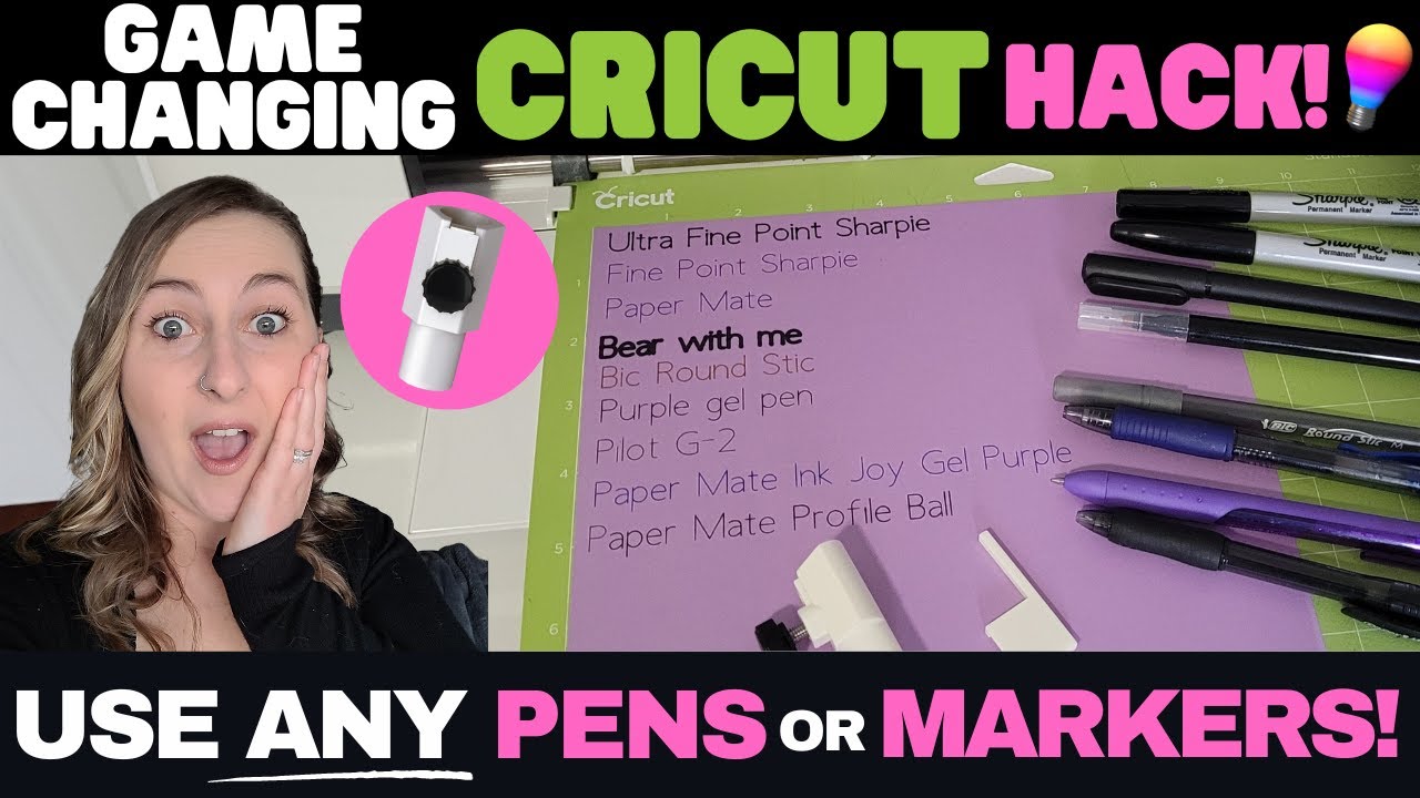 Cricut Universal Pen Adapter Hack! Use ANY Pens or Markers! 