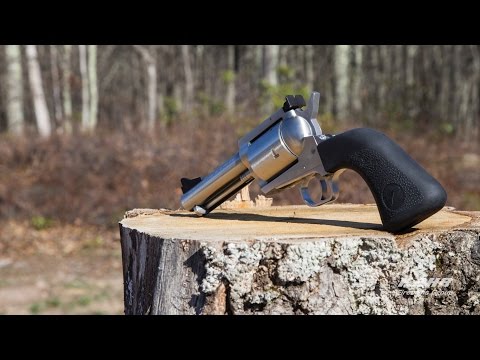 Shooting steel with the BFR in 44 Mag.