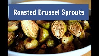 Roasted Brussel Sprouts w/ Garlic Lime Vinaigrette|Solo Budget-Vegan