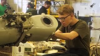 U.S. Marines Conduct Aircraft Maintenance Aboard USS Boxer in CENTCOM