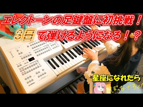 【初挑戦！】「ぼっち・ざ・ろっく！」の曲でエレクトーンのベースに挑戦してみた！「♪星座になれたら」