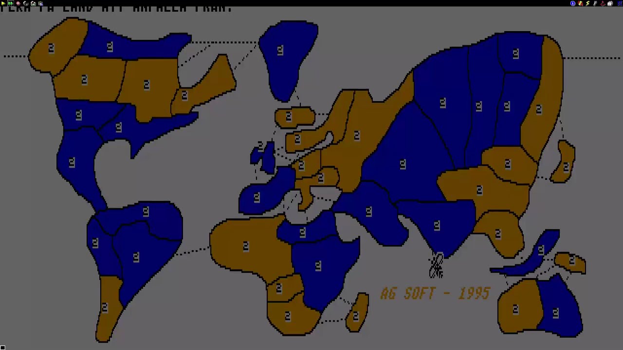 ATARI ST Risk 2 Players By Anton Gustavsson & AG Soft GFA BA