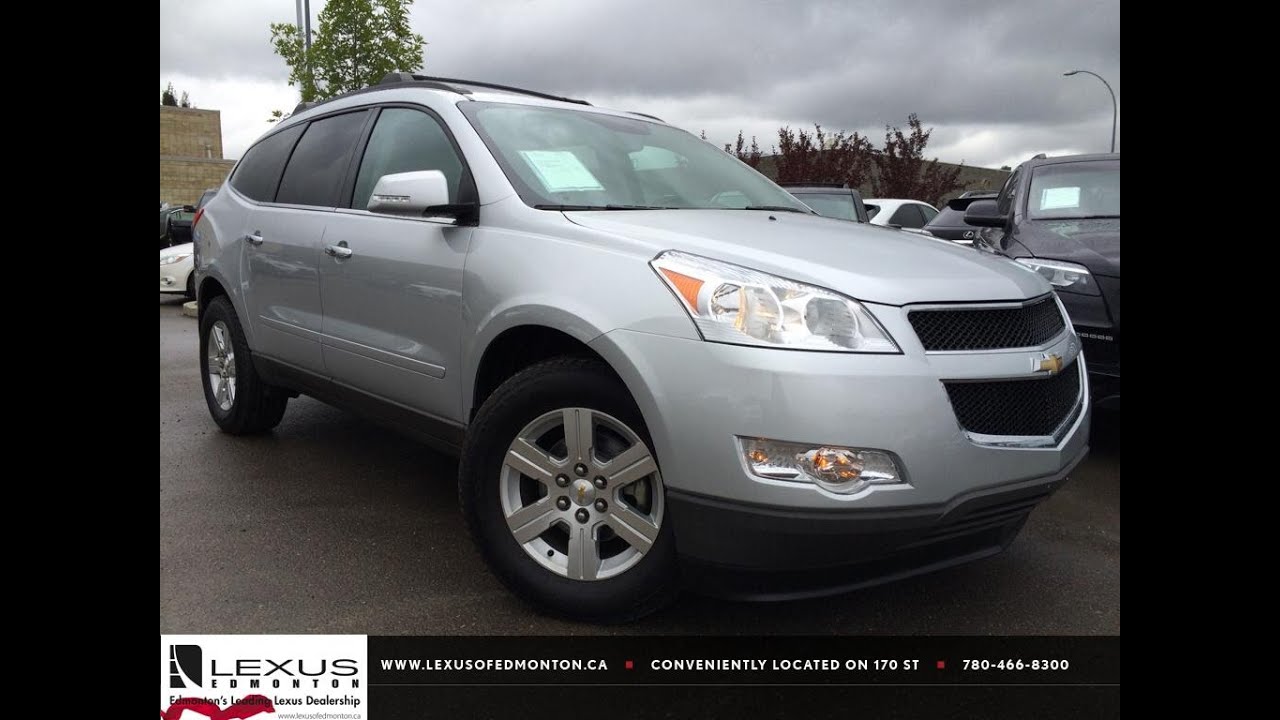 Pre Owned Silver 2012 Chevrolet Traverse Awd 1lt In Depth Review Lacombe Alberta