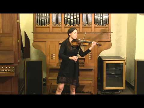Tessa Lark Bach Partita for Solo Violin No. 3 BWV 1006. Preludio in HD