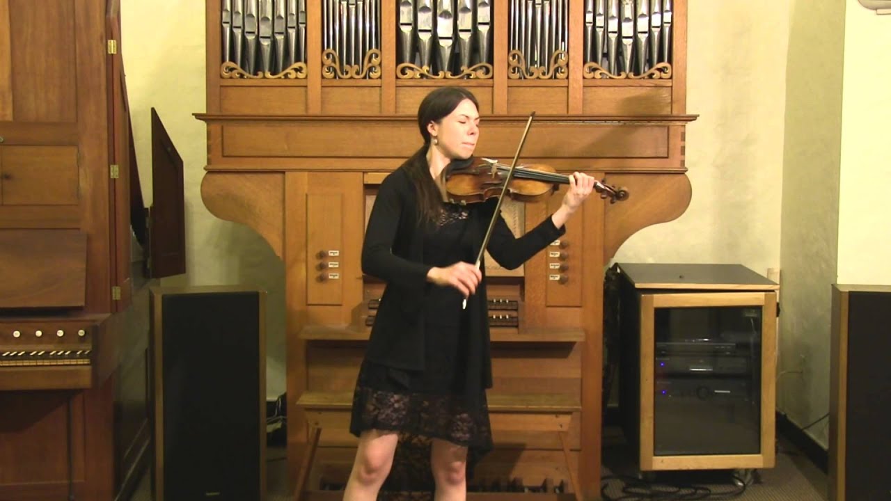 Tessa Lark Bach Partita for Solo Violin No. 3 BWV 1006. Preludio in HD