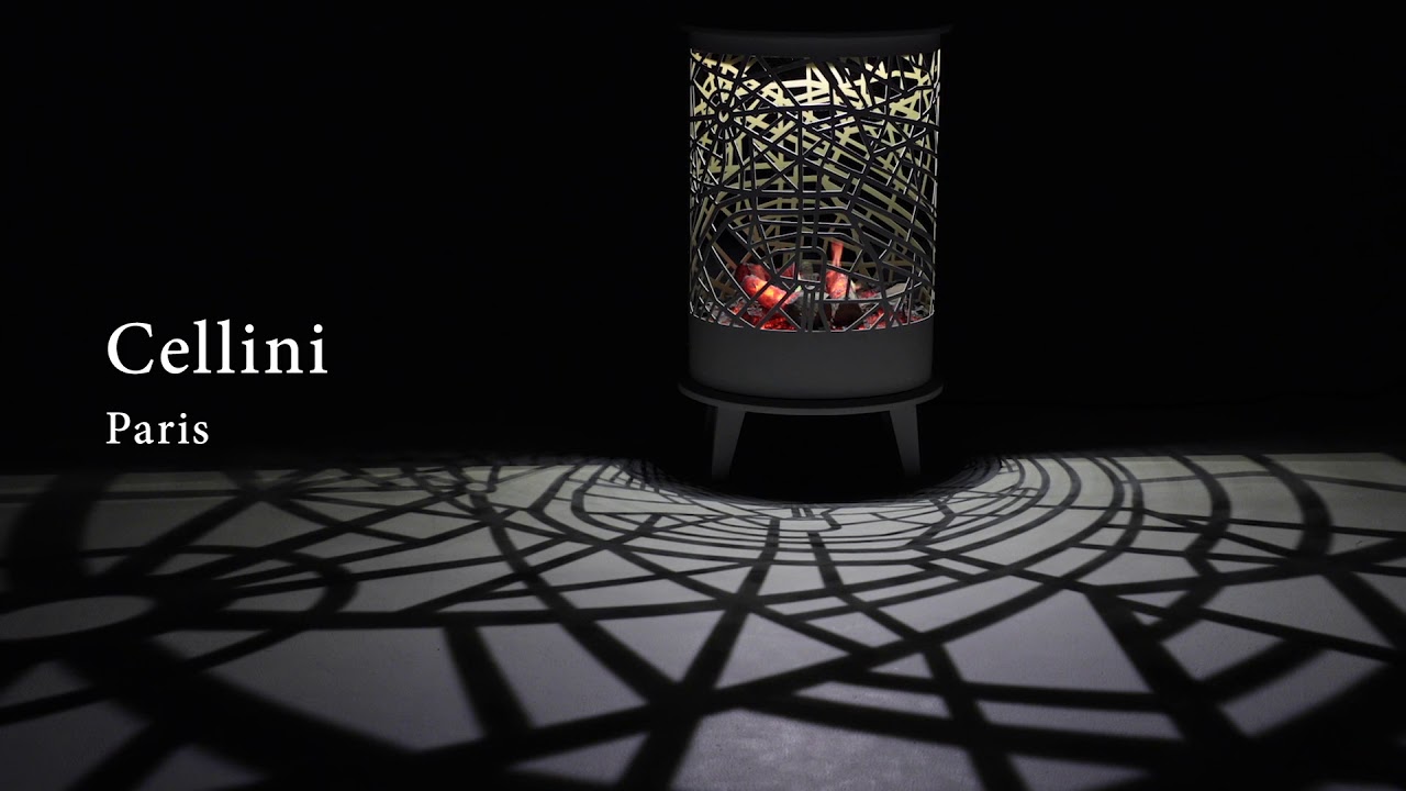 ディンプレックス電気暖炉 Cellini Paris / セリーニ パリ - YouTube
