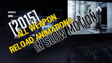 [2015] Payday 2 - All Weapon Reload Animations (in Slowmotion) - In Third Person