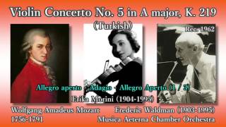 Mozart: Violin Concerto No. 5, Morini &amp; Waldman (1962) モーツァルト ヴァイオリン協奏曲第5番  モリーニ