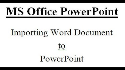 Microsoft PowerPoint in Afaan Oromoo Part 2: Importing Word Document to PowerPoint. #RoberaTech