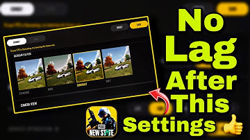 Pubg new state Graphics setting for low end device | No lag after this settings | Best graphics 🔥