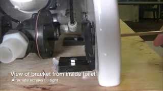 Royalflush Bravo & Espresso Toilet Mounting